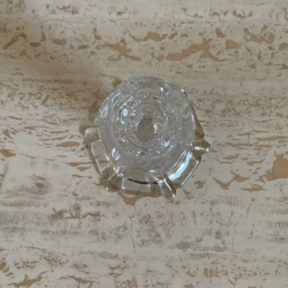 Vintage Fifth Avenue Naples crystal candle stick holder